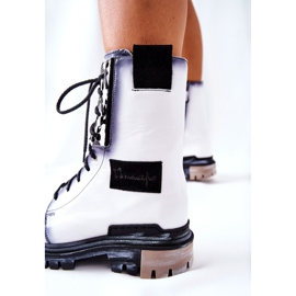 Leather Booties Warm Boots Maciejka White 05113-11 black 1