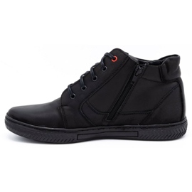 Polbut Men's winter shoes J47S black 1