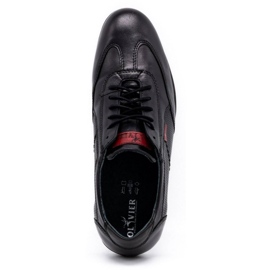 Olivier Men's leather casual shoes 7097DT black 1 Olivier Men's leather casual shoes 7097DT black 1
