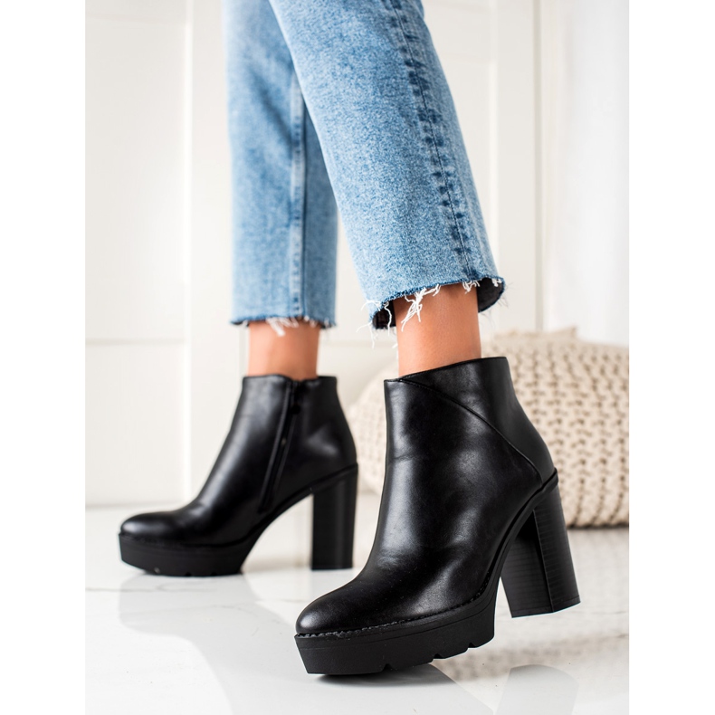 Janessa Boots With Eco Leather On The Platform black 1