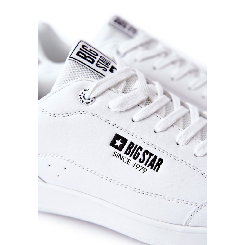 Leather Sneakers Memory Foam Big Star II174170 White 1