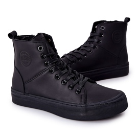 Men's High-top Sneakers Big Star II174048 Black 2