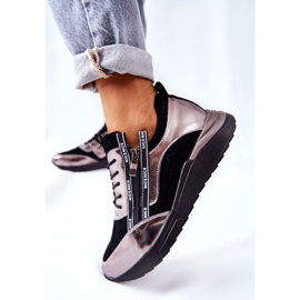 POTOCKI Leather Sport Shoes Sneakers Black Silver Minor 1 POTOCKI Leather Sport Shoes Sneakers Black Silver Minor 1