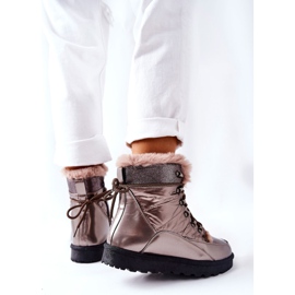 POTOCKI High Fur-insulated Snow Boots Golden Sneezy 10