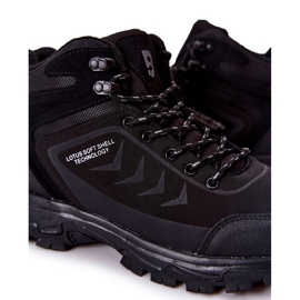 PE1 Warm Men's Sport Shoes Tied Black Belfort 1