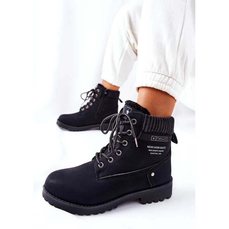 PE1 Women's Black Grunders boots 2