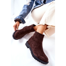 PH1 Boots Chelsea Boots On Flat Heels Brown Laurette 2