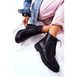 PH1 Classic Black Leather Tied Boots Melome 1