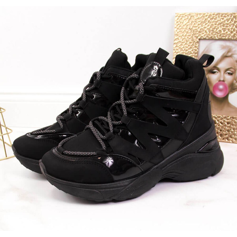Wedge sneakers Potocki W WOL37 black 1