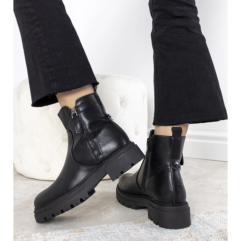 Victorine black women's boots 2