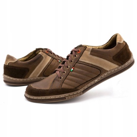 Olivier leather men's shoes 236GT brown 5 Olivier leather men's shoes 236GT brown 5