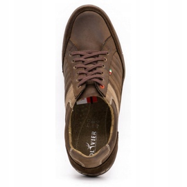 Olivier leather men's shoes 236GT brown 7