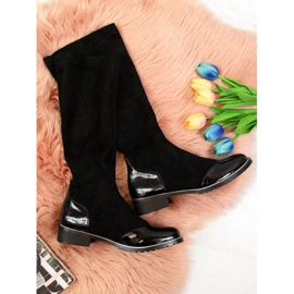 Black suede insulated boots Filippo W PAW289 1