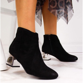 Boots with decorative heel T.Sokolski W SCA144A black 1