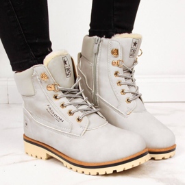Women's insulated boots News W EVE249B gray grey 2
