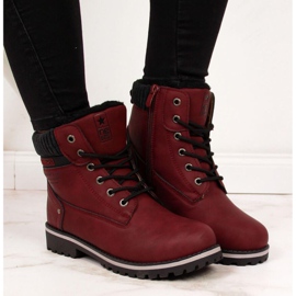 Insulated hiking boots News W EVE317B burgundy claret 2