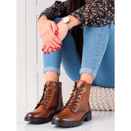 W. Potocki Brown Trappers Made of Eco Potocki Leather 1