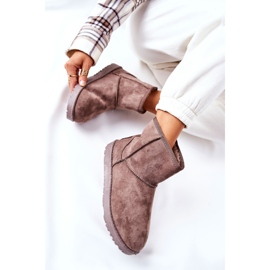 Vicandi Brown Fur Warm Snow Boots 2