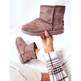 Vicandi Brown Fur Warm Snow Boots 1