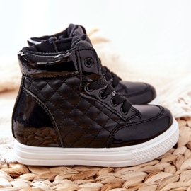 PH1 Children's Black Lizzie Sneakers 1