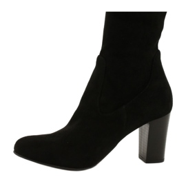 Caprice women's stretch boots 9-25500-27 044 black 2
