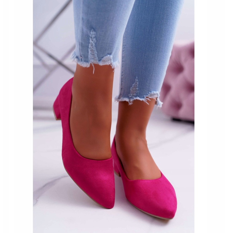 PS1 Classic Women's Pumps Suede Fuchsia Rheya pink 3