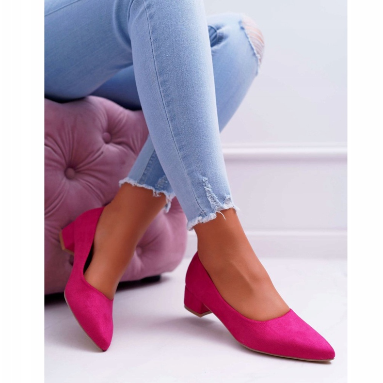 PS1 Classic Women's Pumps Suede Fuchsia Rheya pink 5