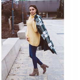 Olivier Women's insulated boots with gray chain grey 1