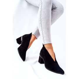 Leather Boots On High Heel Laura Messi Black 2344 2 Leather Boots On High Heel Laura Messi Black 2344 2