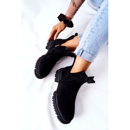 POTOCKI Black Corano Boots With A Cut Out Zip 1