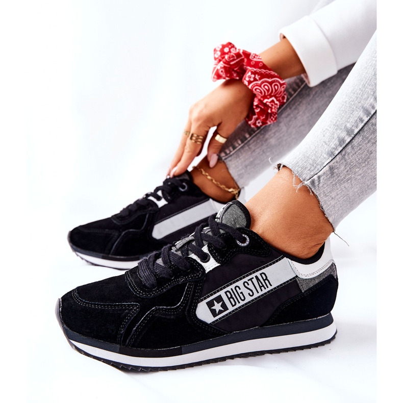 Leather sports shoes Big Star II274271 Black white 2 Leather sports shoes Big Star II274271 Black white 2