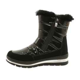 Black Snow boots with Caprice membrane 26425-27 019 1