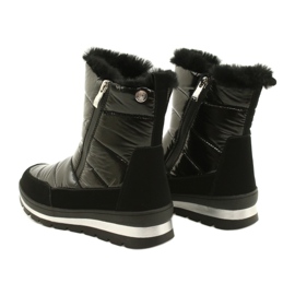 Black Snow boots with Caprice membrane 26425-27 019 3