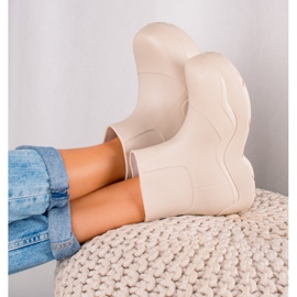 TRENDI Wellies On The Fashion Platform white 1