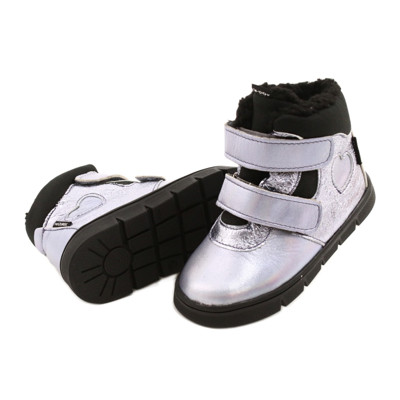 Girls' boots with membrane Te-Por Mazurek 1360 purple 4