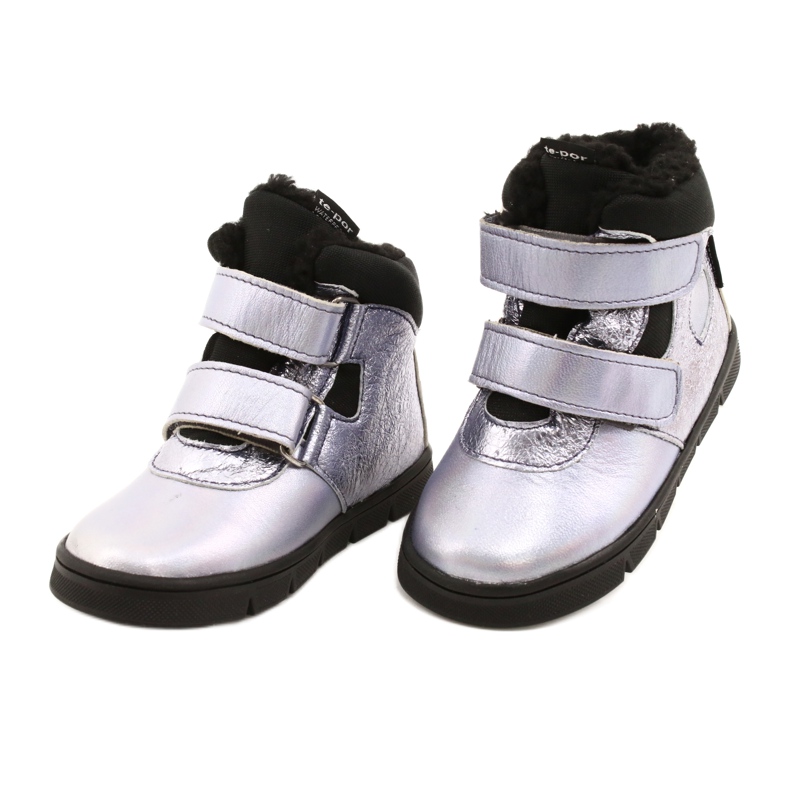 Girls' boots with membrane Te-Por Mazurek 1360 purple 3