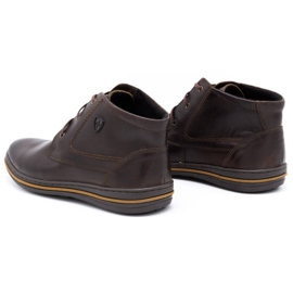 Polbut 339F dark brown men's winter boots 7
