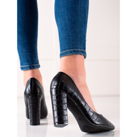 Sweet Shoes Black Pumps With Eco Leather 2
