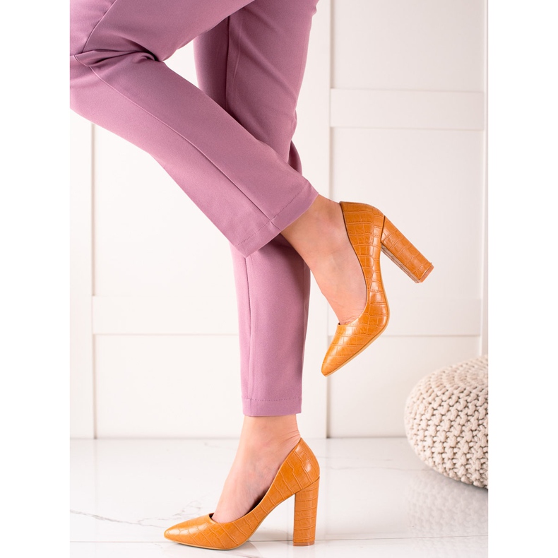Sweet Shoes Women's Pumps Ly9182c orange 1 Sweet Shoes Women's Pumps Ly9182c orange 1