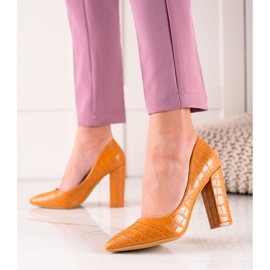 Sweet Shoes Women's Pumps Ly9182c orange 2 Sweet Shoes Women's Pumps Ly9182c orange 2