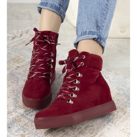 Carmona maroon winter sneakers claret 2