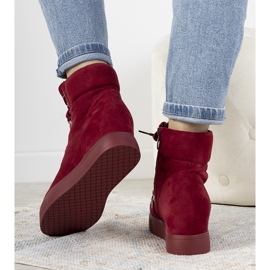 Carmona maroon winter sneakers claret 1