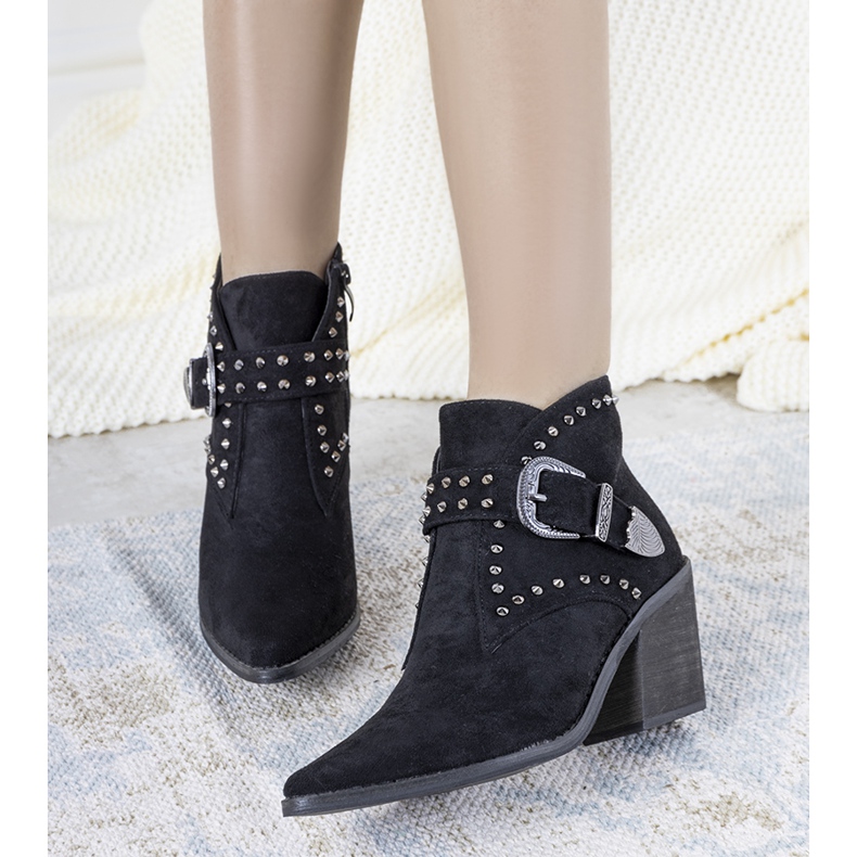 Black Hughes cowboy boots 1