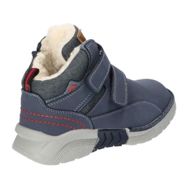 American Club XD18 / 21 Navy warm sports shoes with fur navy blue 4