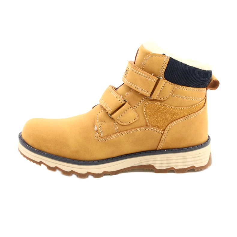 Timber boots with Velcro Camel News 21DZ20-4307 yellow 2