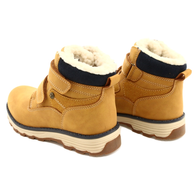 Timber boots with Velcro Camel News 21DZ20-4307 yellow 5