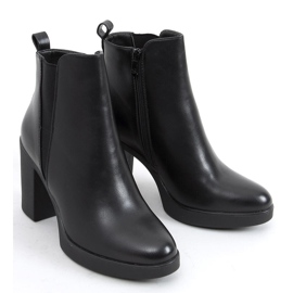 Black boots with high heels black 6917 Black 2