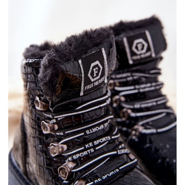 Children's Fur-insulated Black Boots Doreen 1 Children's Fur-insulated Black Boots Doreen 1