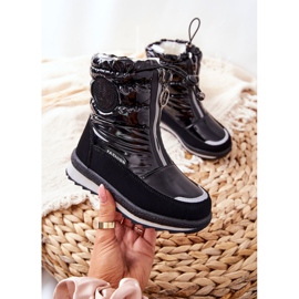 PE1 High Wool Warm Snow Boots Black Lucia 1