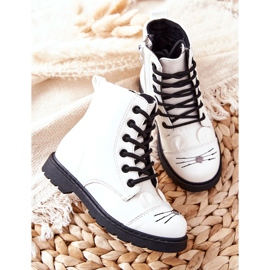 Warm Boots Workers On The Zipper White Mousie 1